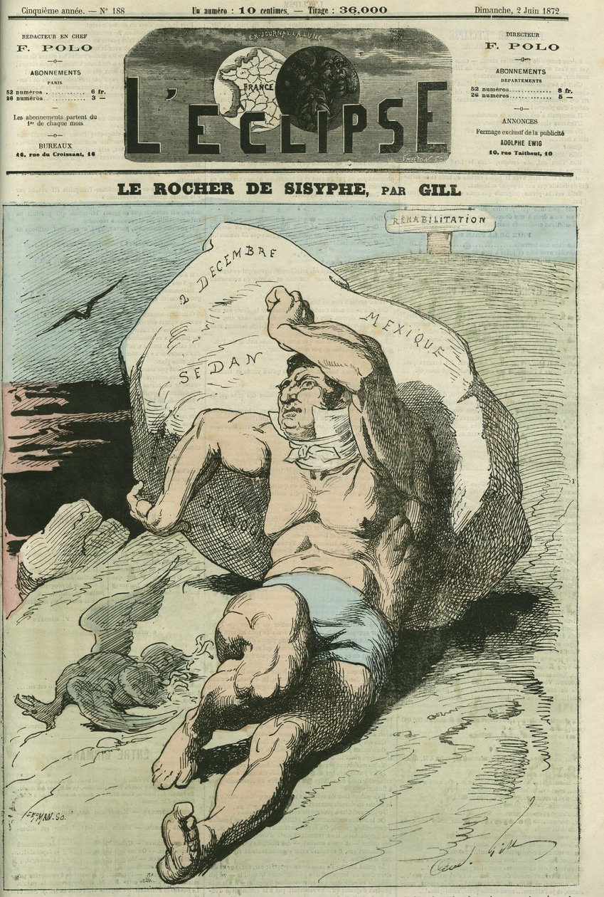 Eugène Rouher, homme politique français. Couverture de « L