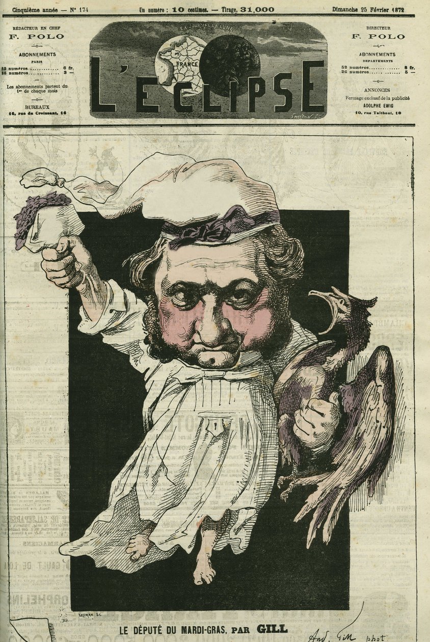 Eugène Rouher (1814-1884), homme politique français, chef du parti bonapartiste. Couverture dans « L