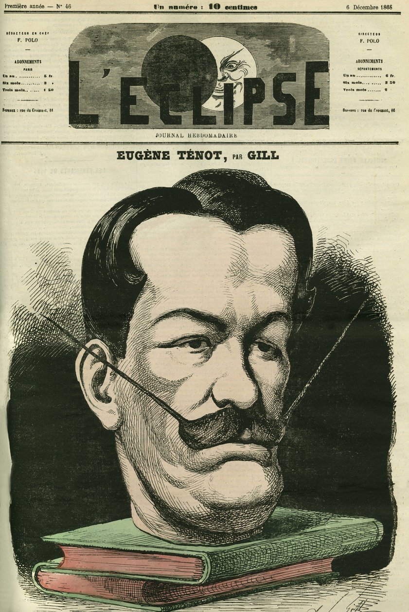 Eugène Ténot, homme politique et écrivain français. Couverture dans « L
