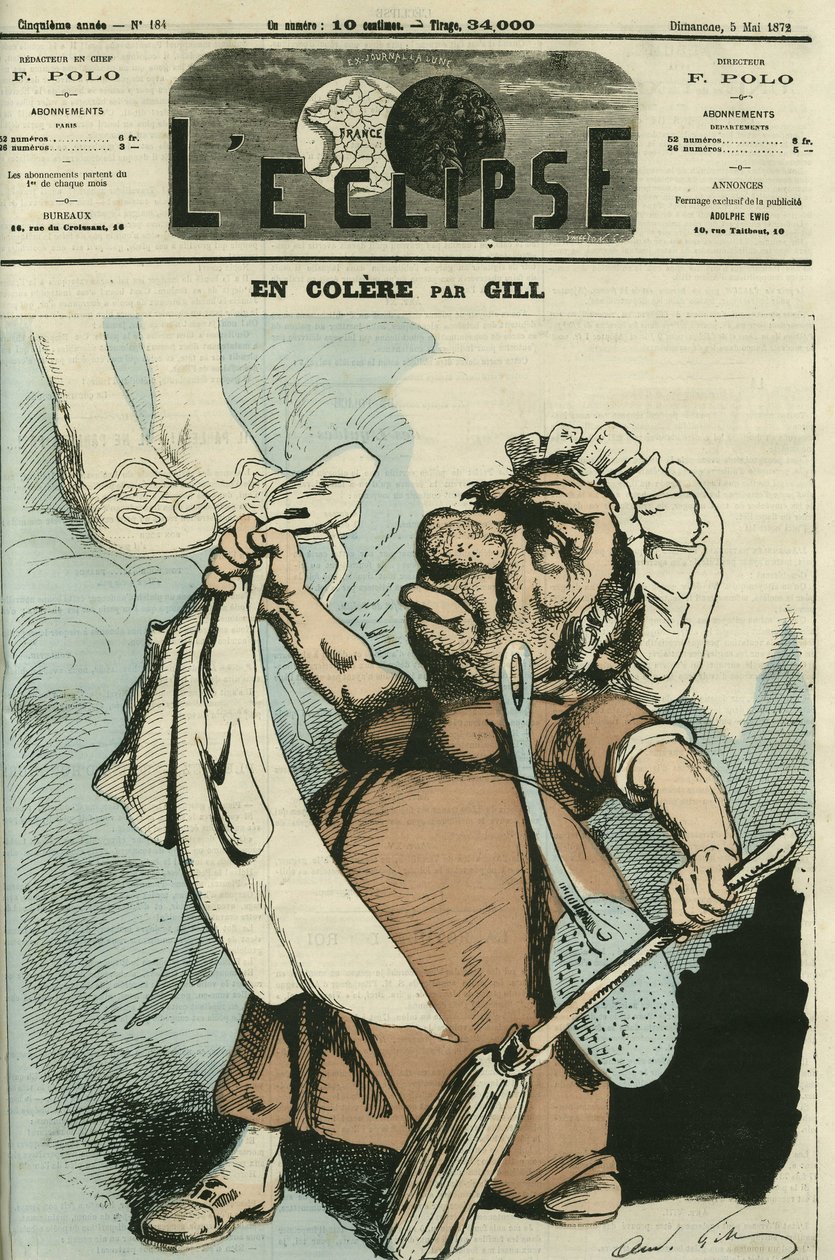 En colère, illustration d