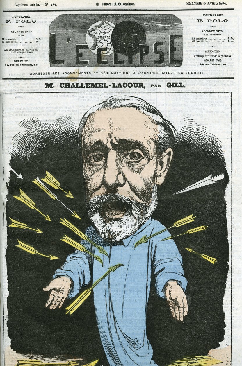 Paul-Armand Challemel-Lacour, homme politique, diplomate et historien de la philosophie française. Couverture de L