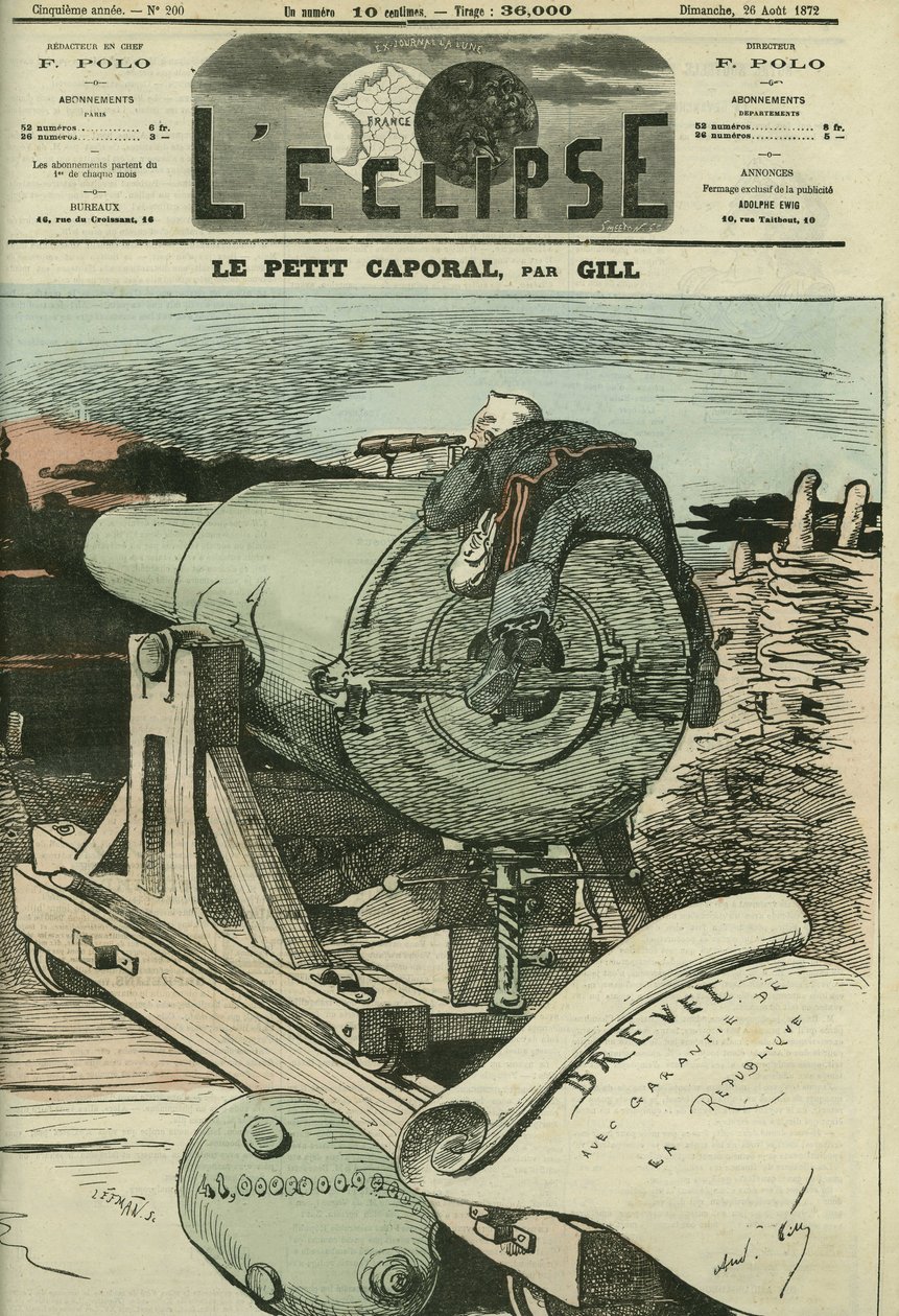 Le petit caporal, Adolphe Thiers (1797-1877), historien et homme d