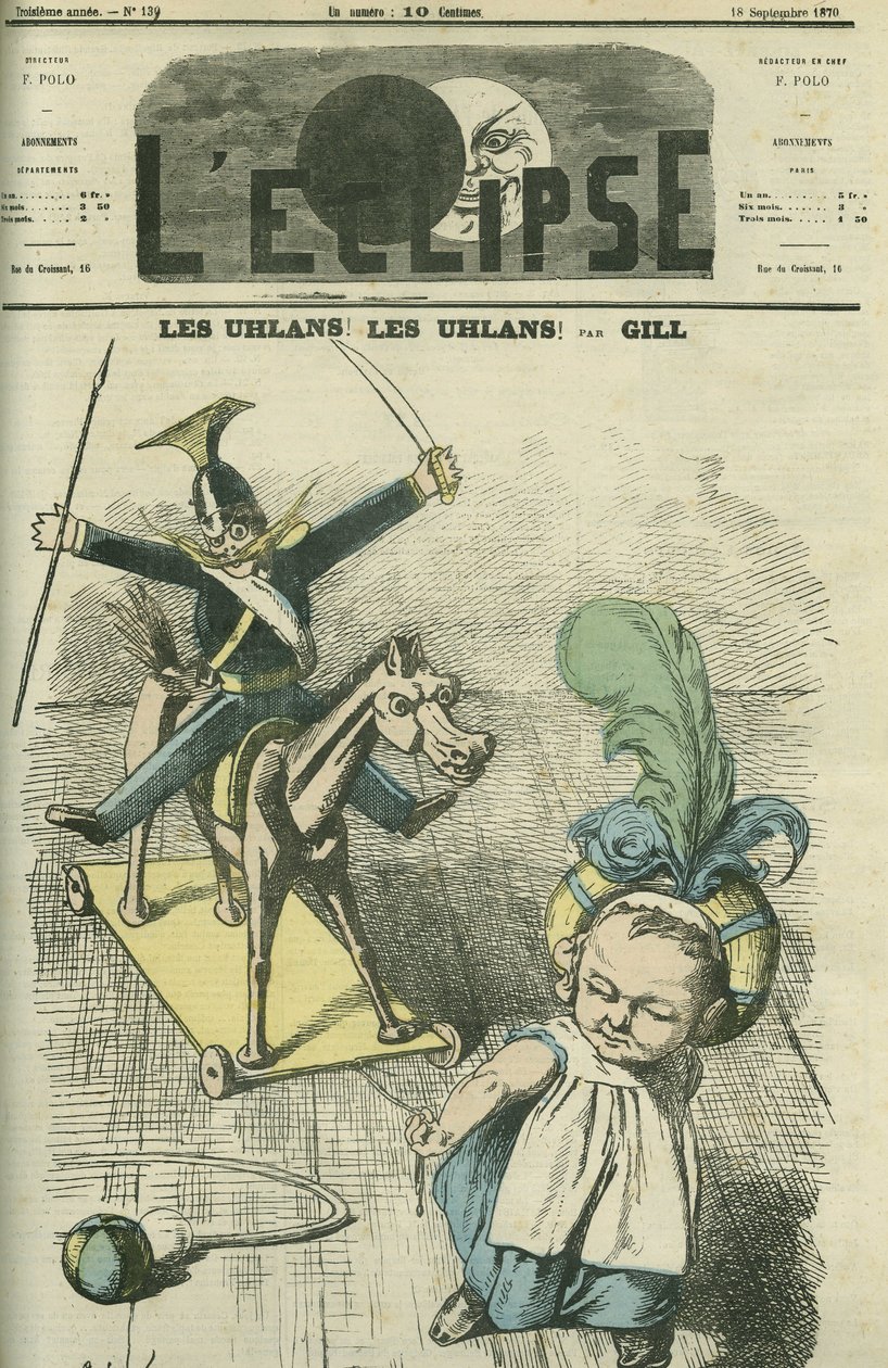 Les uhlans ! Les hulans !, un projet de ficelles pour enfants, ce sont des cavaliers de l