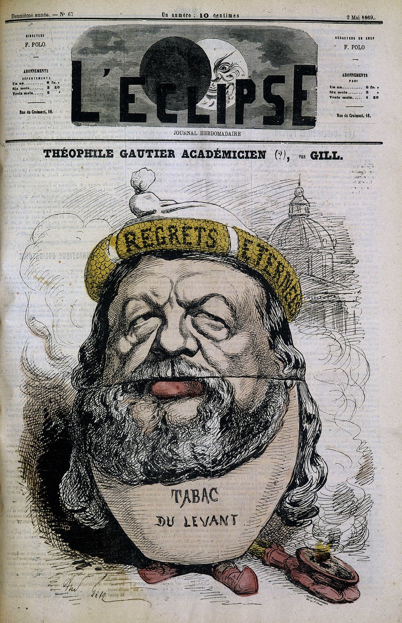 Théophile Gautier - par Gill, dans « L