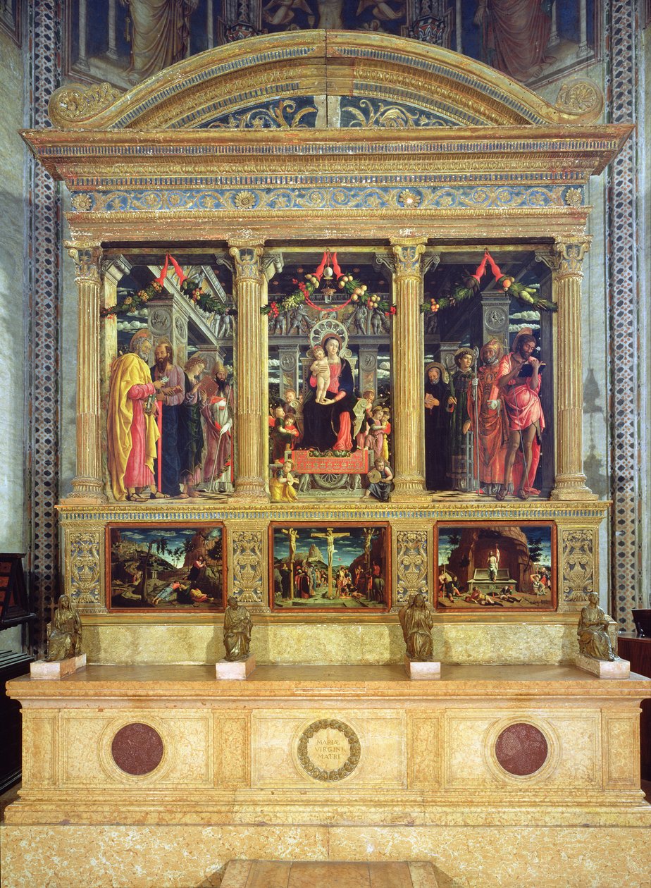 Retable de Saint Zeno de Vérone, 1456-60 - Andrea Mantegna