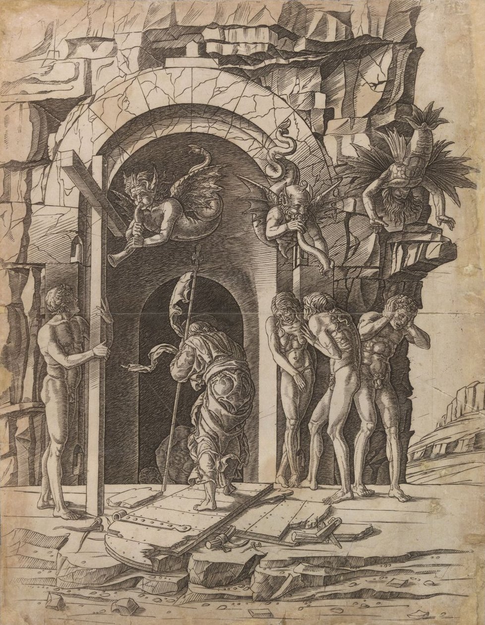 Descente du Christ aux limbes - Andrea Mantegna