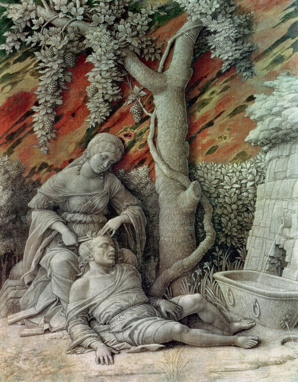 Samson et Dalila, vers 1500 - Andrea Mantegna