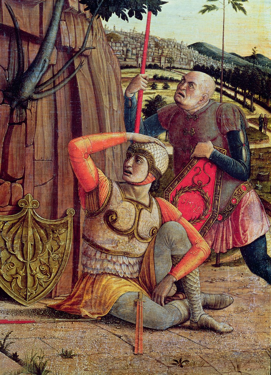 La Résurrection, panneau de prédelle droit du Retable de Saint Zénon de Vérone, 1456-60 (détail) - Andrea Mantegna