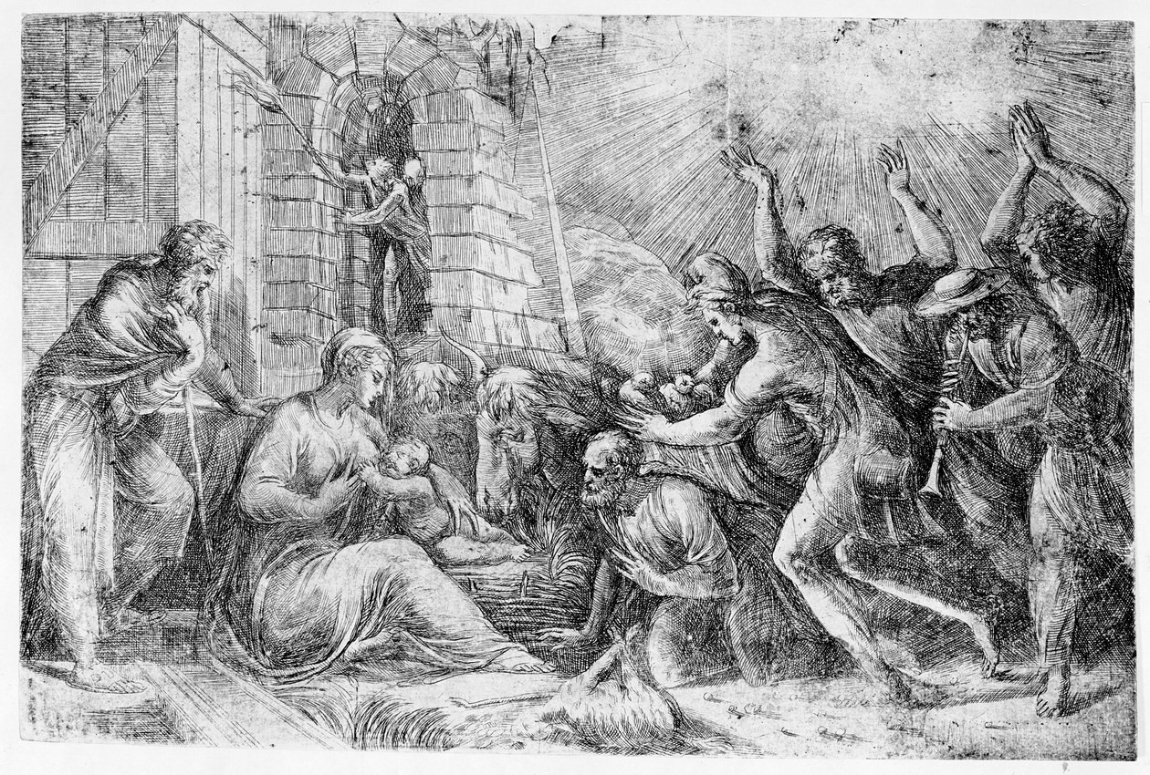 La Naissance du Christ - Andrea Schiavone