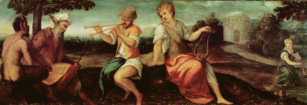 Le jugement de Midas - Andrea Schiavone