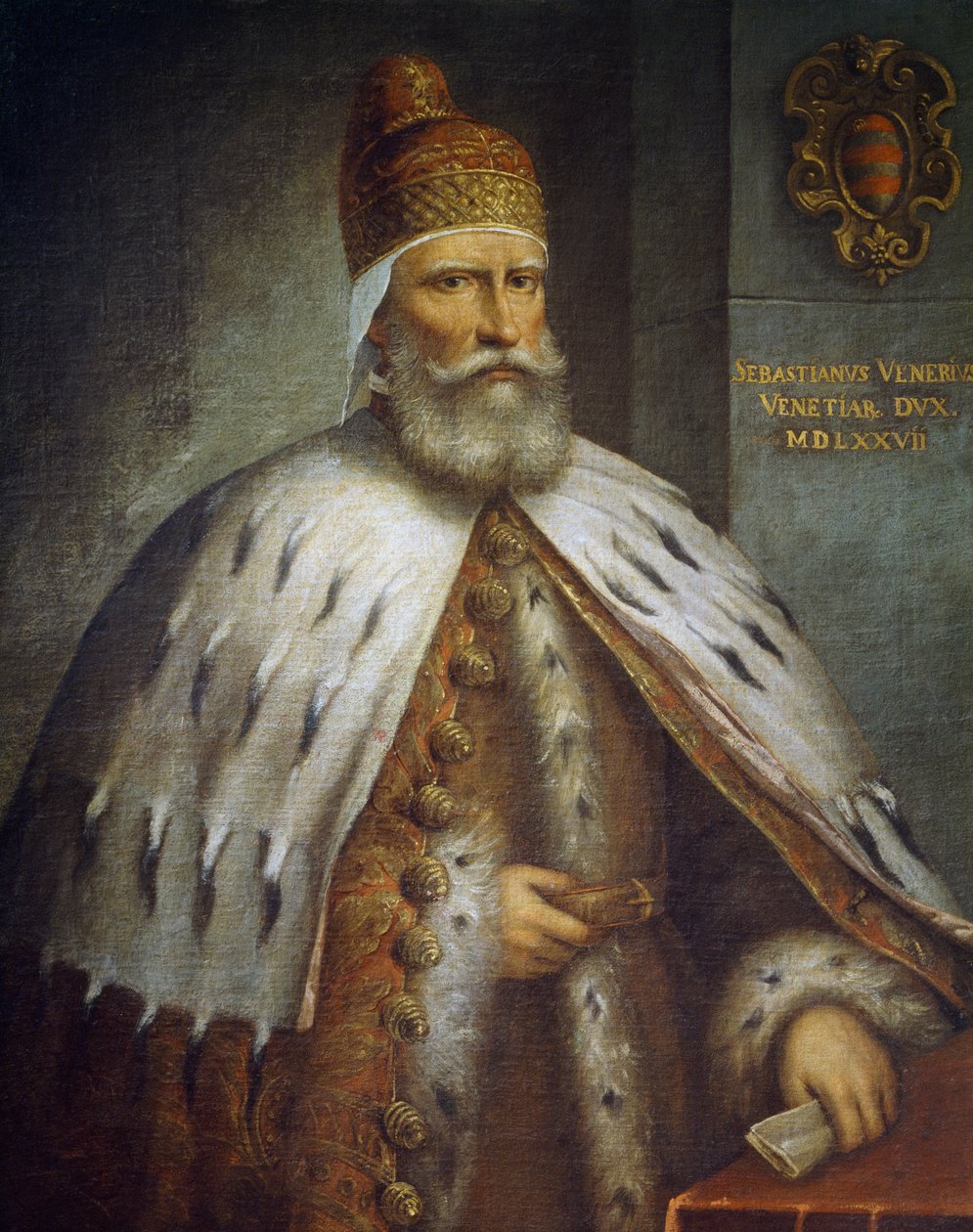 Portrait du Doge Sebastiano Venier - Andrea (c.1542 c.1617) Michieli