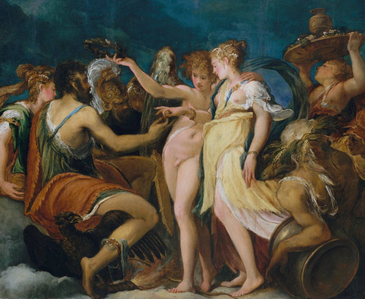 Le mariage de Cupidon et Psyché, vers 1550 - Andrea Schiavone
