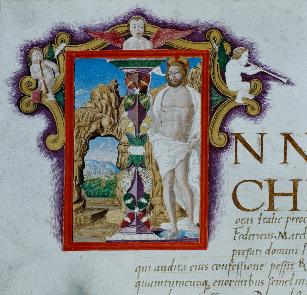 Résurrection - Andrea (school of) Mantegna