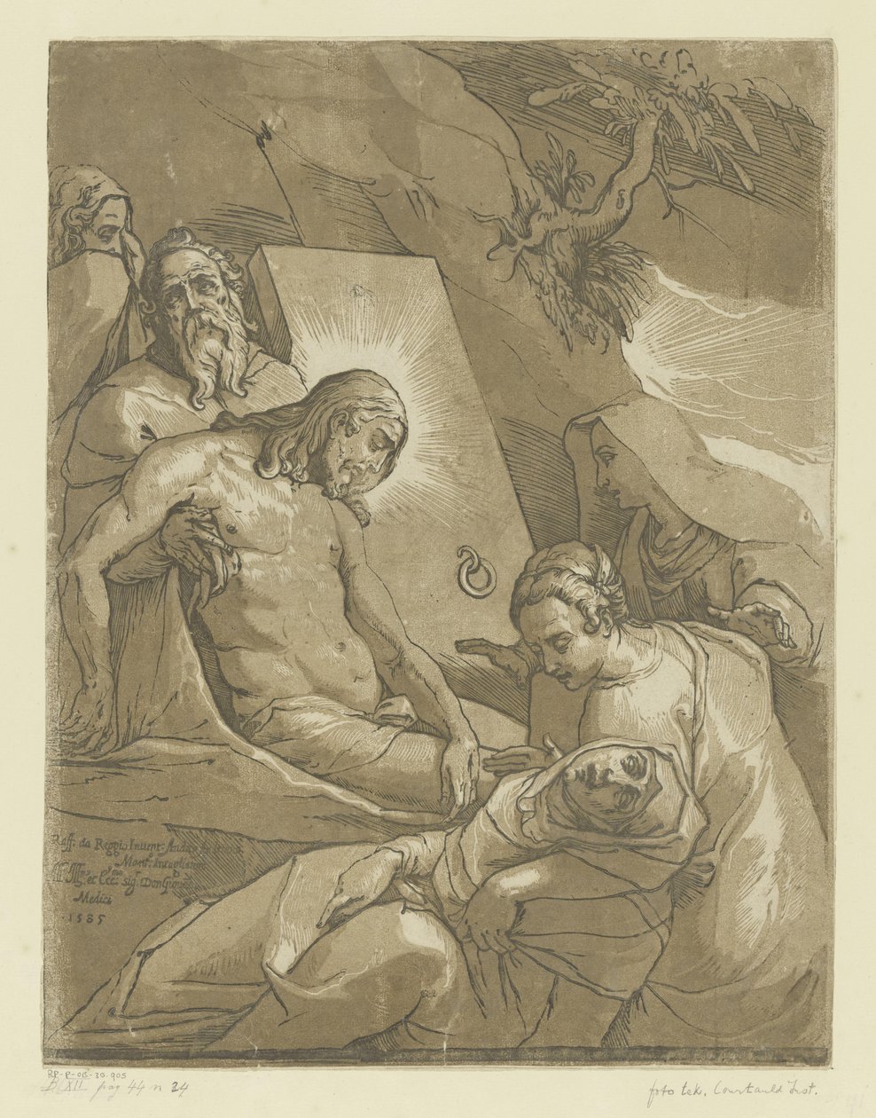 Mise au tombeau du Christ - Andrea Andreani