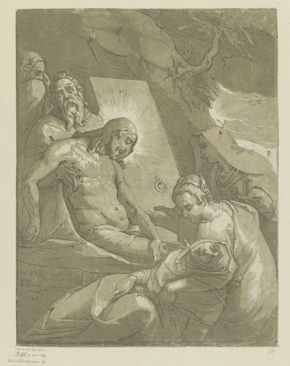 Mise au tombeau du Christ - Andrea Andreani