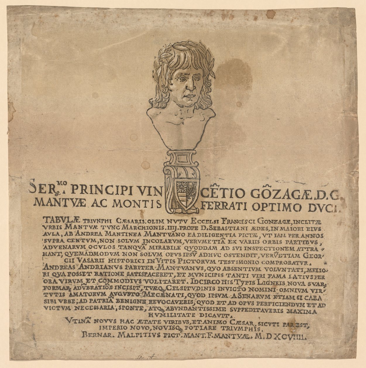 Le Triomphe de Jules César, 1593-99 - Andrea Andreani
