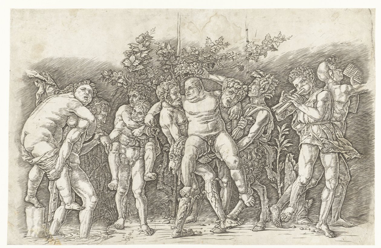 Bacchanale avec Silène - Andrea Mantegna