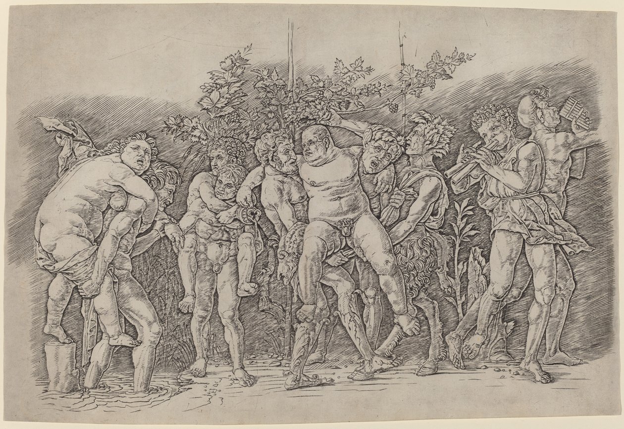 Bacchanale avec Silène - Andrea Mantegna