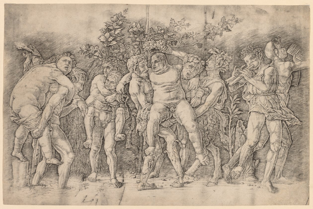 Bacchanale avec Silène - Andrea Mantegna
