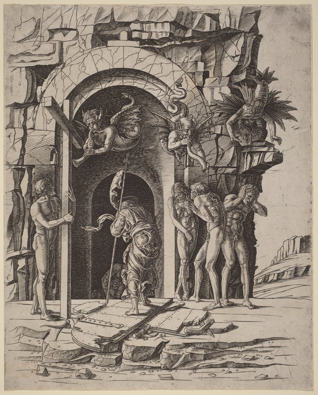 Descente aux limbes - Andrea Mantegna