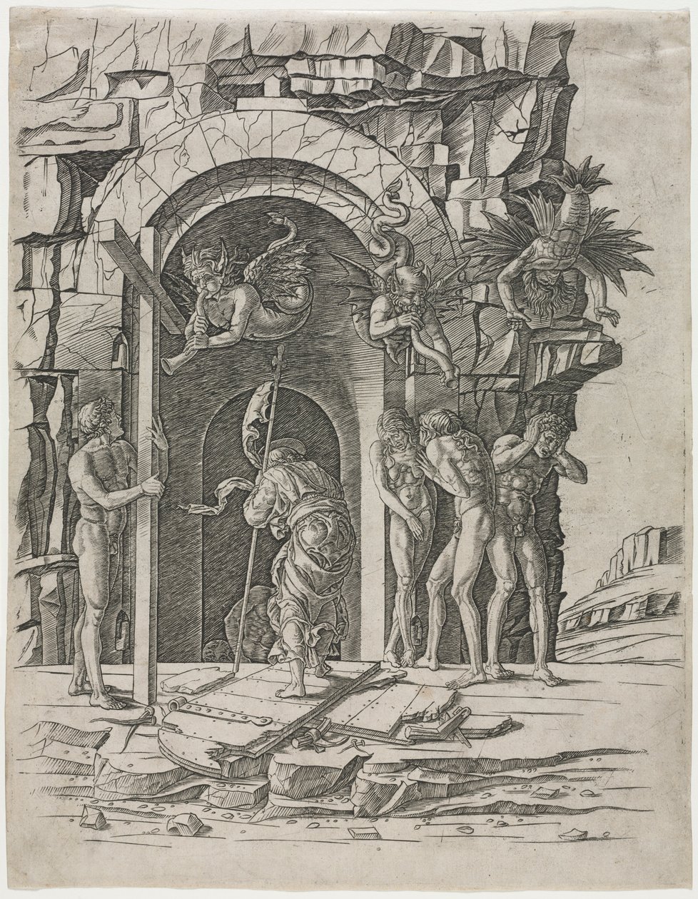 Descente aux Limbes, fin des années 1460 - Andrea Mantegna