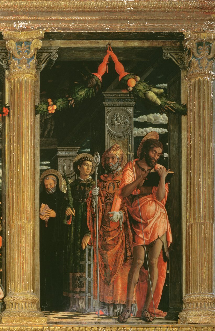 (détail) Retable de San Zeno - Andrea Mantegna