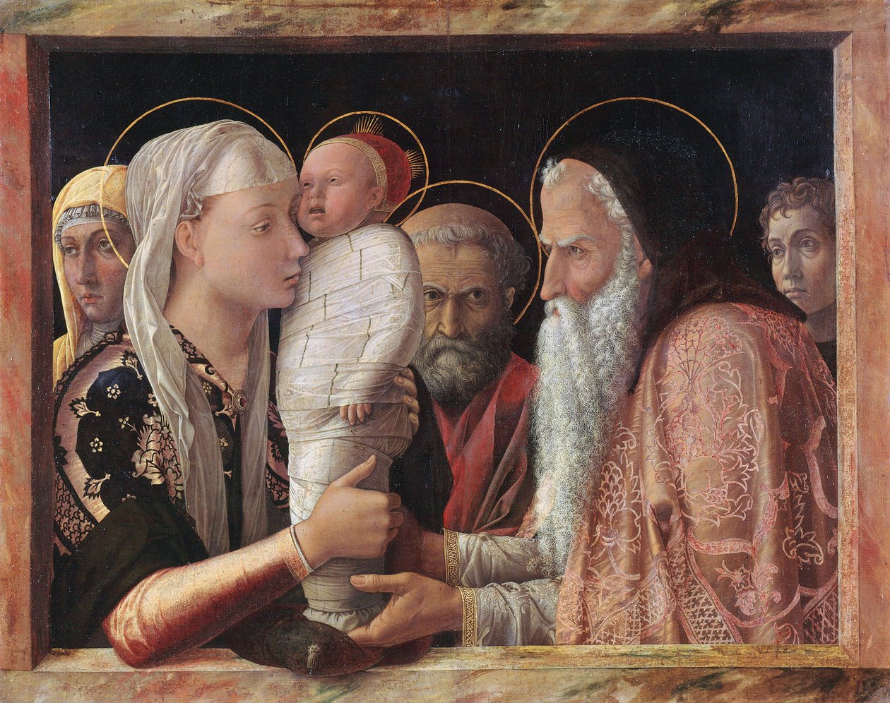 French : La présentation du Christ au temple Presentation at the Temple - Andrea Mantegna