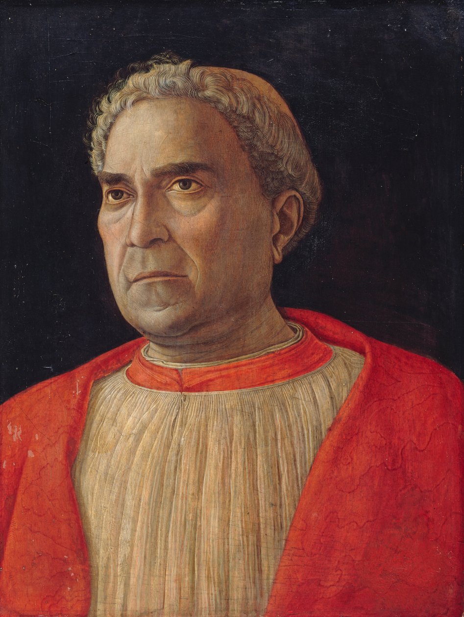 Allemand : Kardinal Ludovico Trevisan (1401-1465) Portrait du cardinal Ludovico Trevisan - Andrea Mantegna