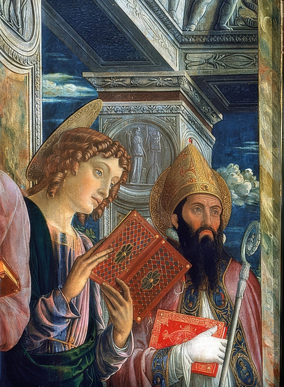 Autel de San Zeno. Détail du côté gauche. Représentant Jean l