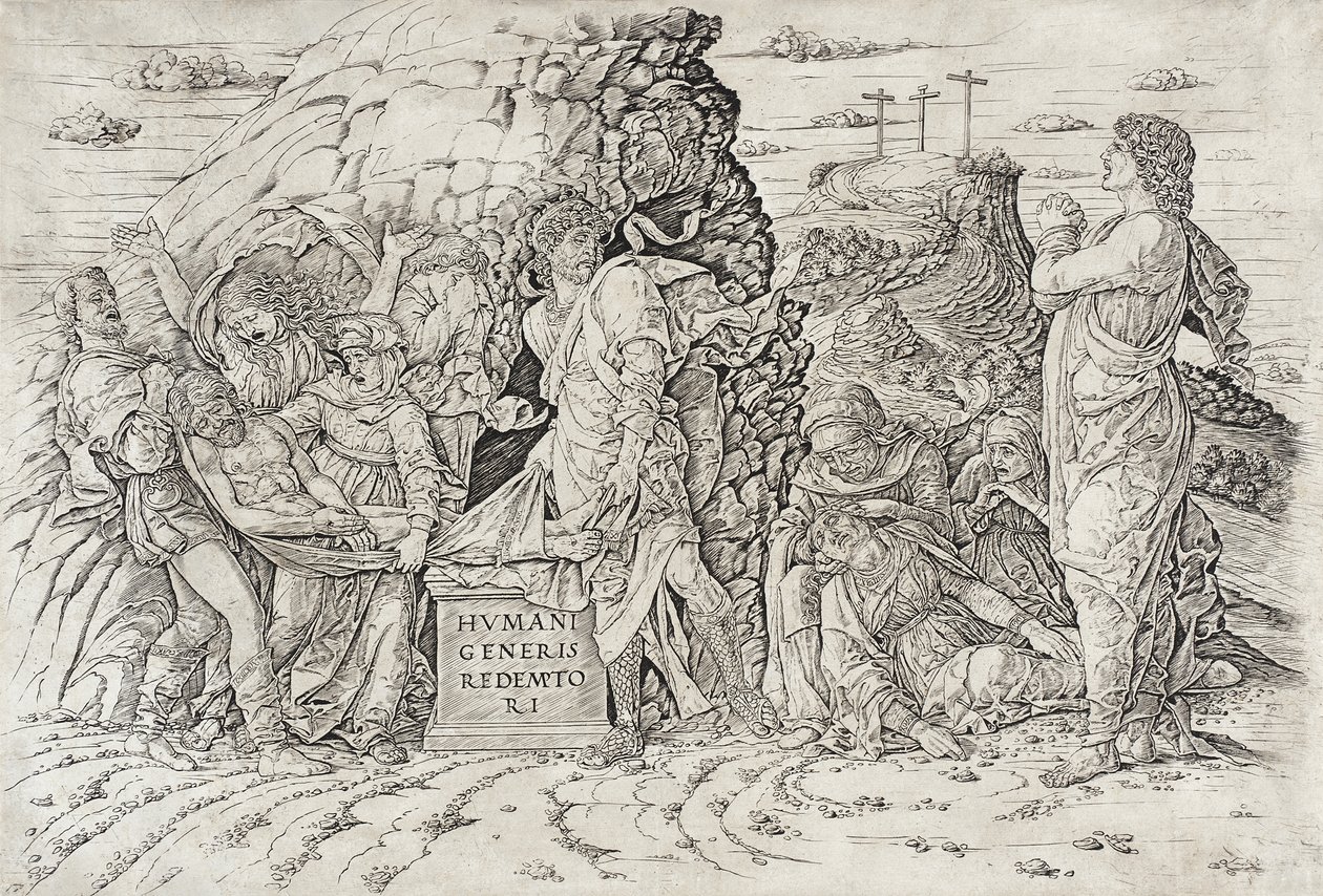 La mise au tombeau - Andrea Mantegna