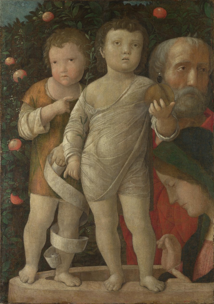 La Sainte Famille avec Saint Jean, c. 1500 - Andrea Mantegna