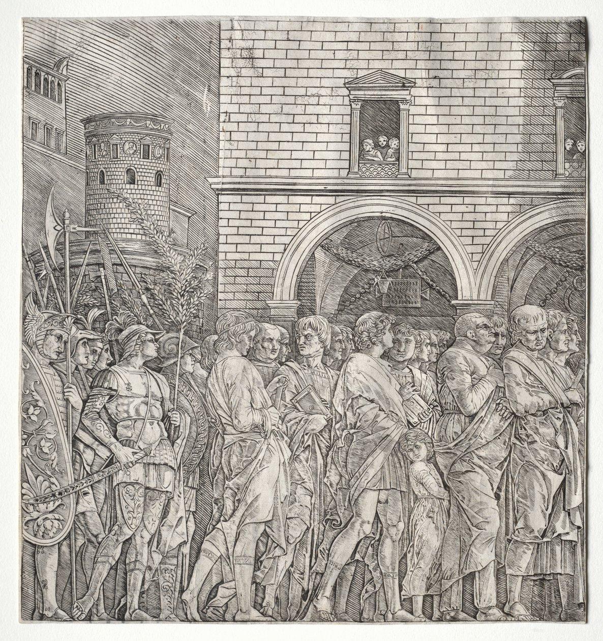 Les Triomphes de César : Les Sénateurs, 1400s - Andrea Mantegna