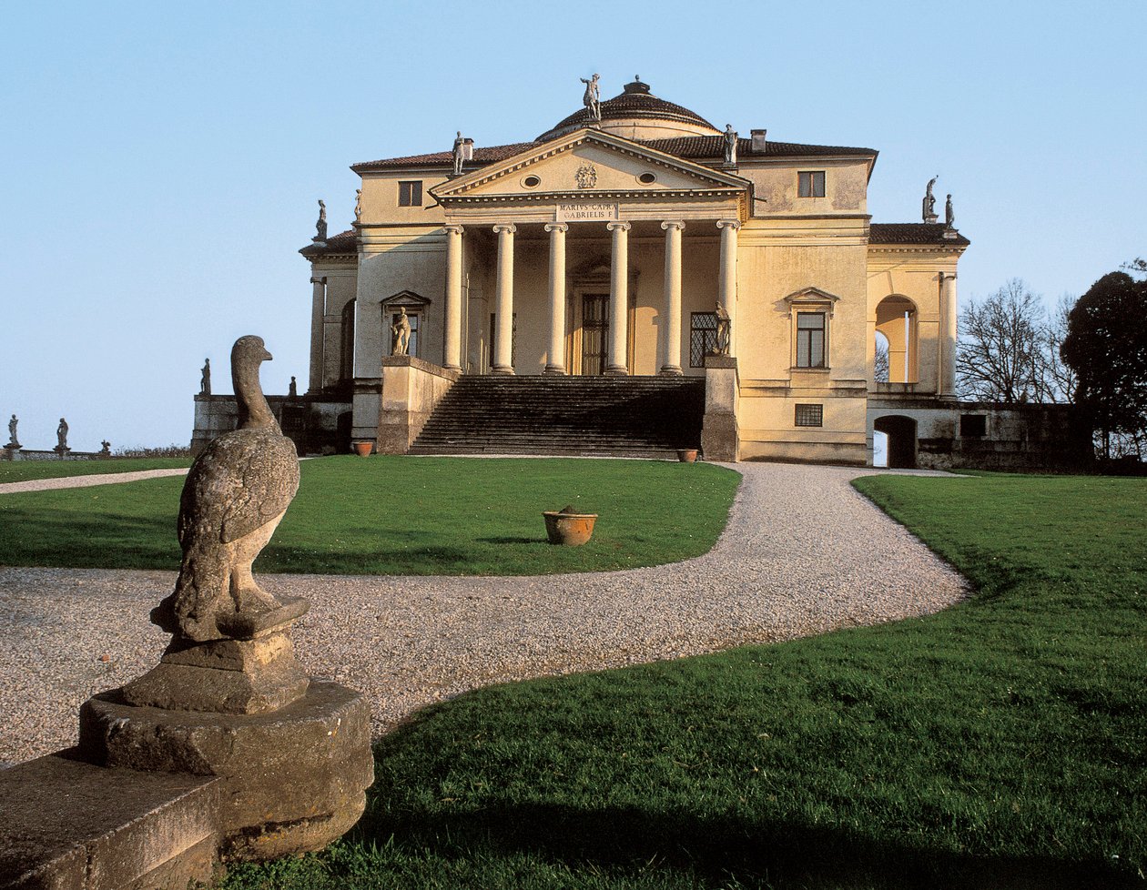 Architecture de la Renaissance : vue de la villa Capra dite la Rotonda créée par l
