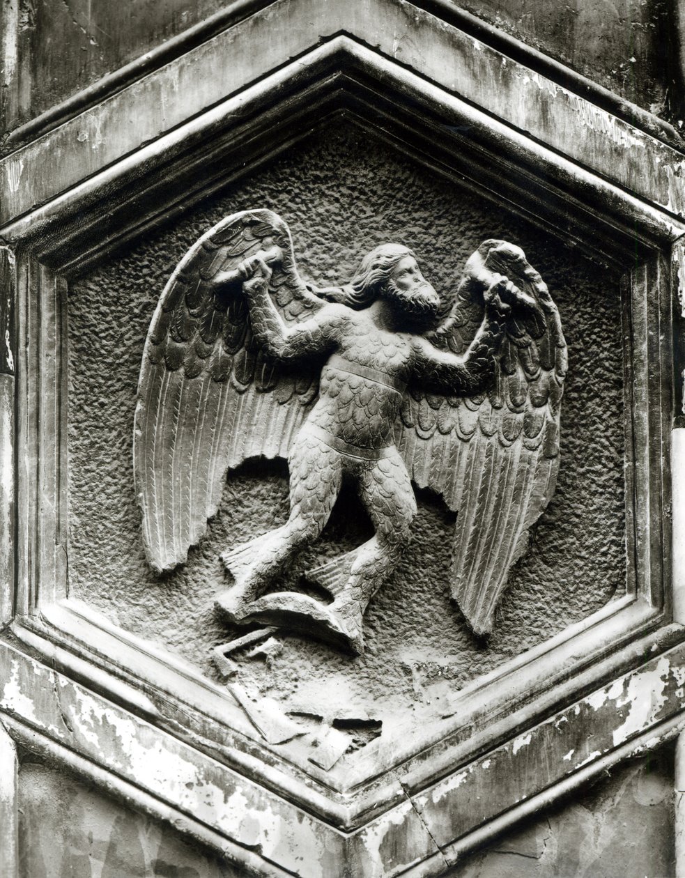 Dédale, relief décoratif du Campanile, Florence, c.1348-50 - Andrea Pisano