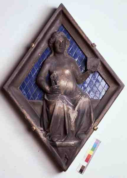 Géométrie, carreau en relief du Campanile - Andrea Pisano