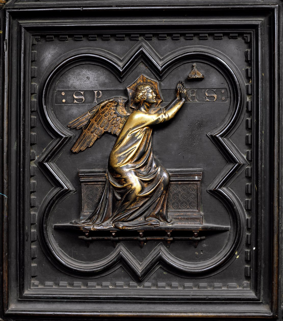 Espoir, panneau A des portes sud du baptistère de San Giovanni, 1336 - Andrea Pisano