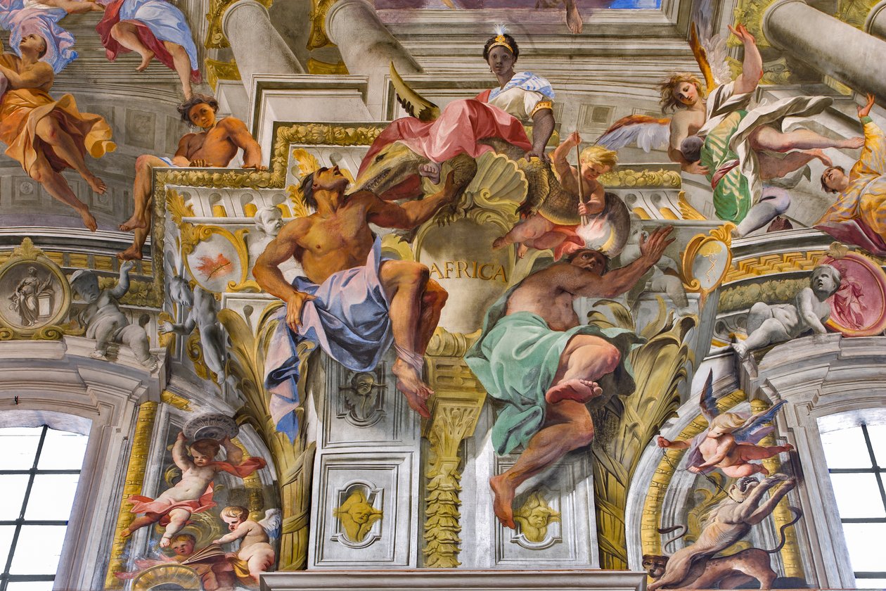 Afrique (détail) - Andrea Pozzo