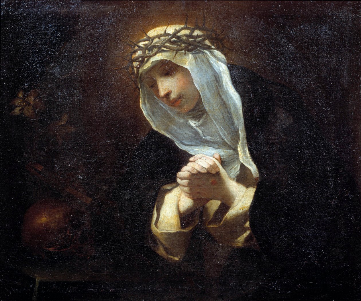 Représentation de sainte Catherine de Sienne (1347-1380) - Andrea Sacchi