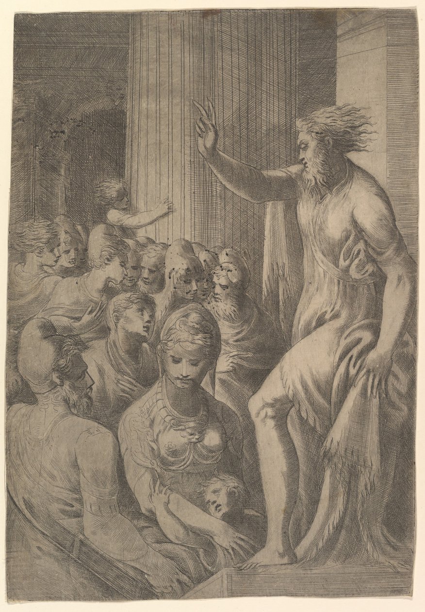 Saint Paul prêchant à Athènes, vers 1548-53 - Andrea Schiavone