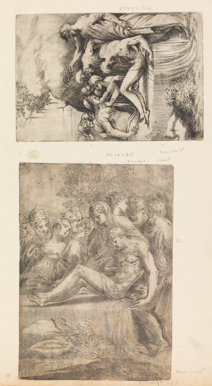 La Lamentation sur le Christ Mort, vers 1545-50 - Andrea Schiavone