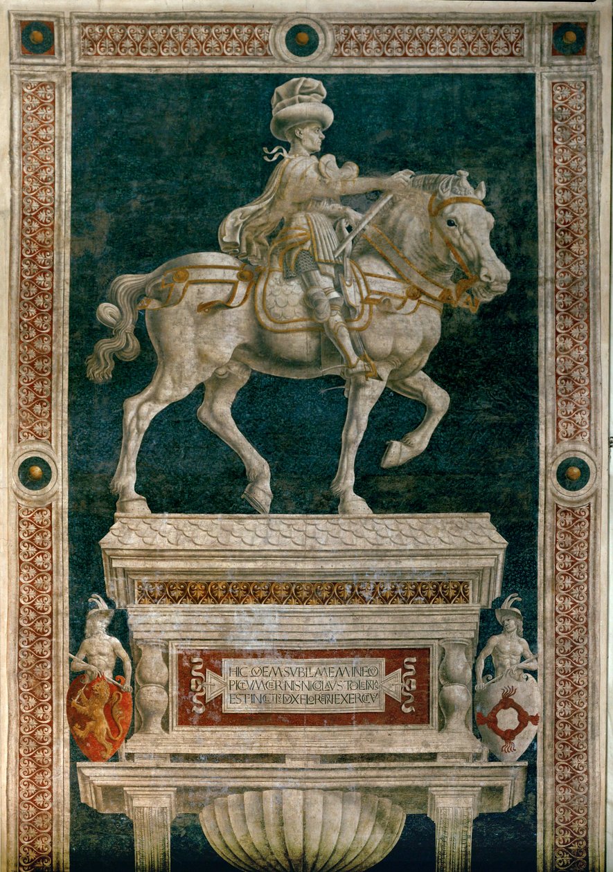 Condottiere Niccolo da Tolentino ... (frais) - Andrea del Castagno