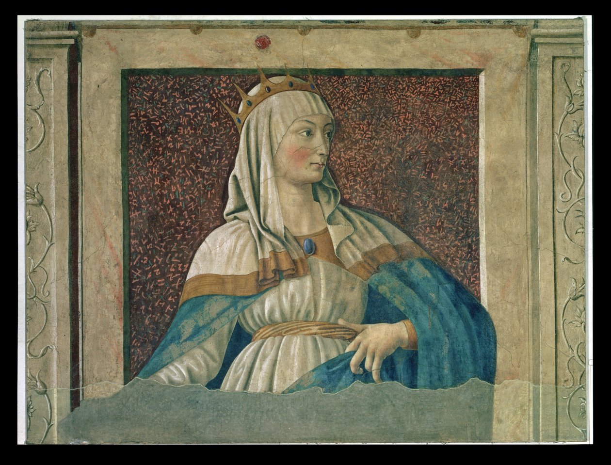 Reine Esther, de la série Villa Carducci des hommes et femmes célèbres, vers 1450 - Andrea del Castagno