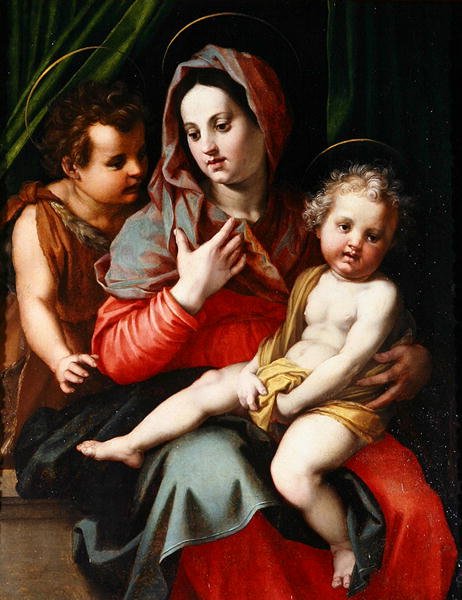 Madone et Enfant avec Saint Jean - Andrea del Sarto