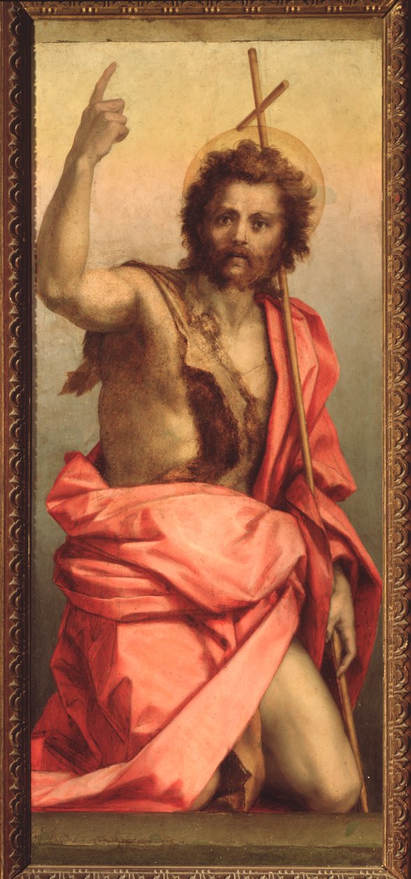 Saint Jean-Baptiste, retable de Sainte-Agnès (1525-1528) - Andrea del Sarto