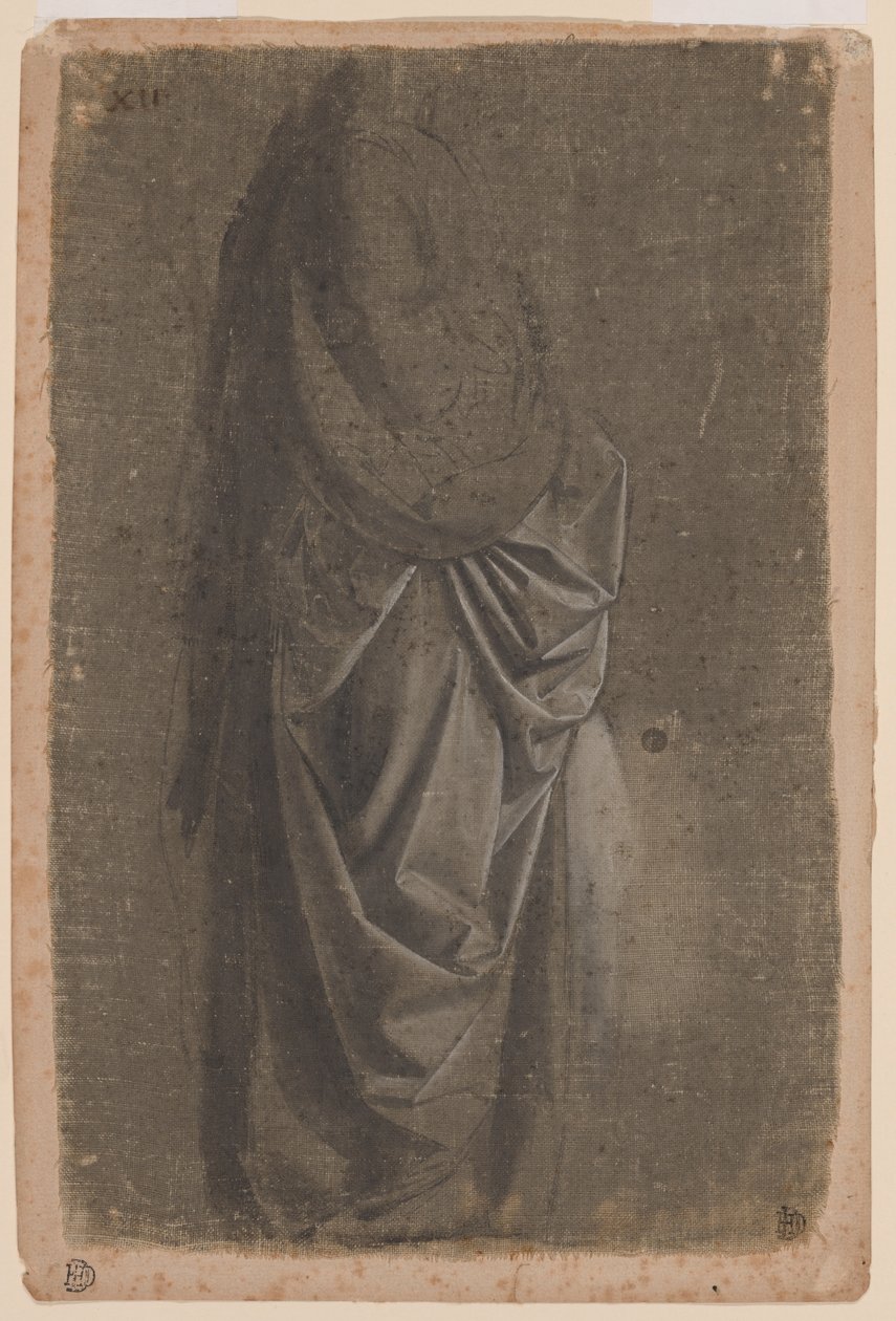 Étude de draperie d