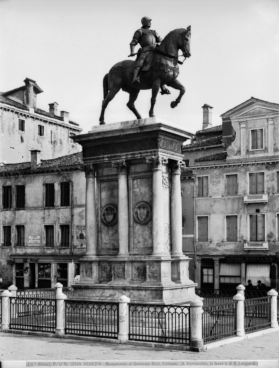 Statue équestre du condottiere Bartolomeo Colleoni (1400-75) - Andrea del Verrocchio