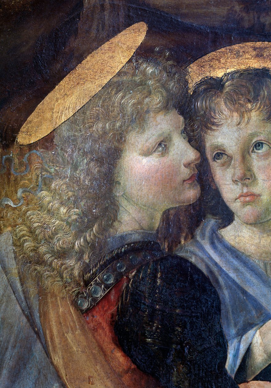 Le baptême du Christ (détail) - Andrea del Verrocchio