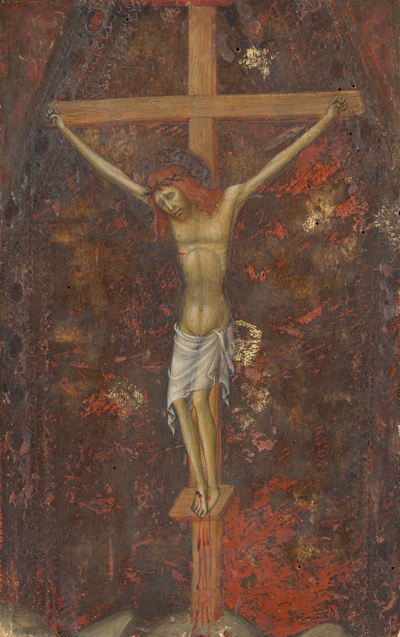 Christ en croix [verso] - Andrea di Bartolo