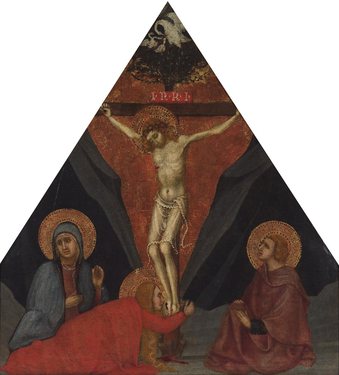 La Crucifixion avec la Vierge, Marie-Madeleine et Saint Jean l