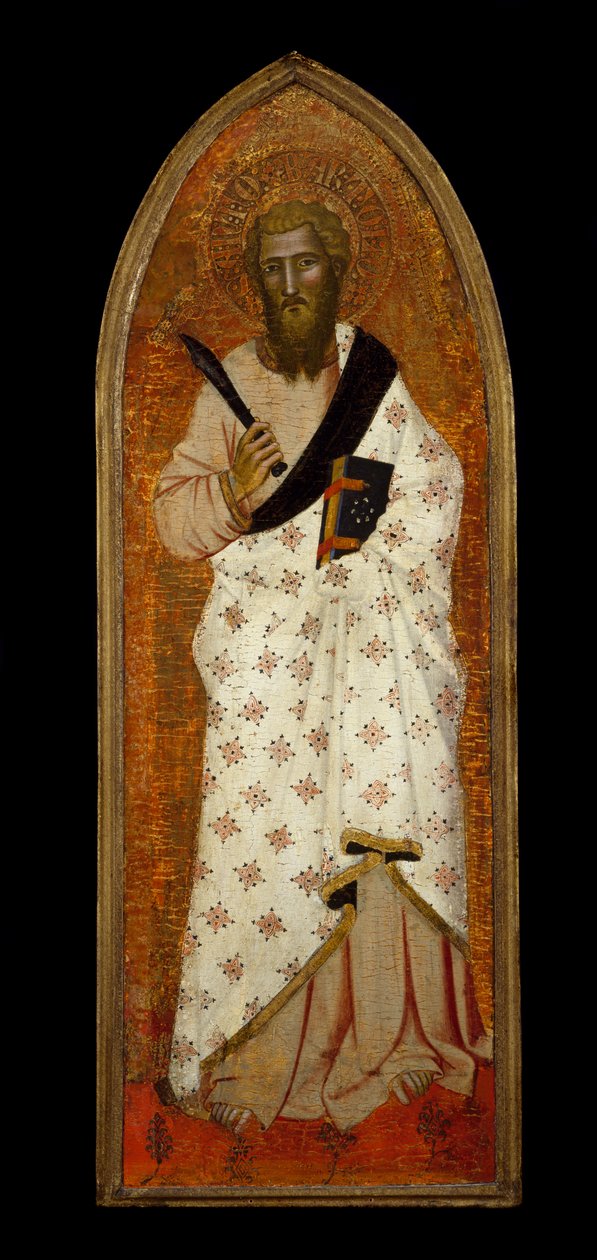 Saint Barthélemy, vers 1360-65 - Andrea di Bonaiuto fl.1343 77 Andrea di Bonaiuto fl.1343 77